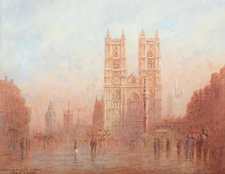 Abadía de Westminster (acuarela)