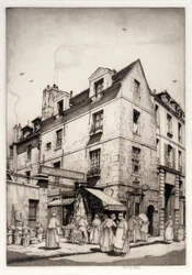 Pequeño mercado francés