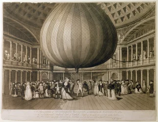 Vista interior del Panteón, Oxford Street, Londres, 1785