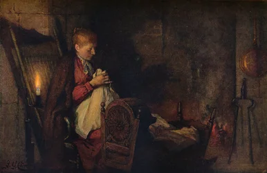 Trabajando y observando, c. 1899