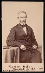 Retrato de Ashbel Welch 1809-1882, mayo 1874