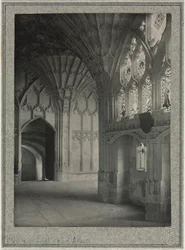 Catedral de Gloucester - Claustros: Pasillos Sur y Oeste, c. 1900