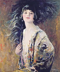 El abanico negro, 1929