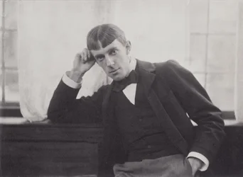 Retrato fotográfico de Aubrey Beardsley (1872-98) por Frederick Evans (1853-1943)