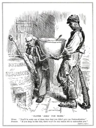 Lloyd George enfrenta amenazas de huelga de los mineros, abril de 1920