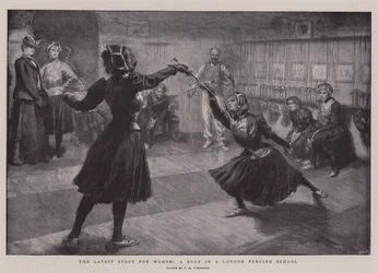El Último Deporte para Mujeres, un Combate en una Escuela de Esgrima de Londres