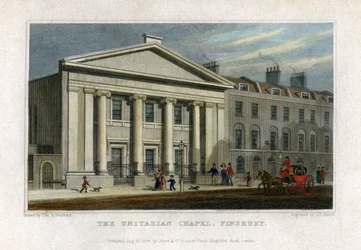 La Capilla Unitaria, Finsbury, Londres, 1828