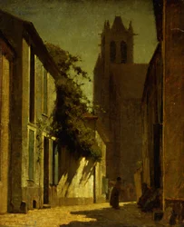Escena callejera, Moret