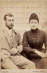 El Príncipe Jorge y la Princesa Victoria