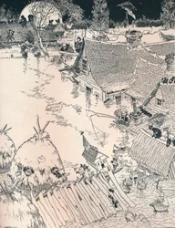 Tiempos altos en el Desplaines, c1890