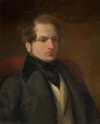 Retrato de Samuel Rostill Lines, principios del siglo XIX
