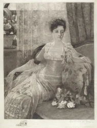 Sin título (Niña en un sofá)