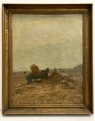 A Frosty Morning (óleo sobre lienzo)