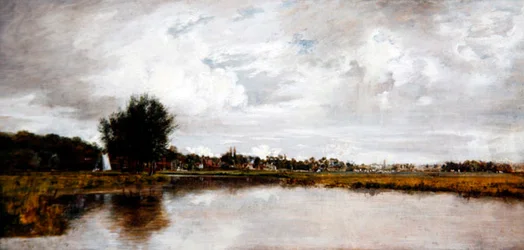 El río Yare en Thorpe, cerca de Norwich, c.1820-21