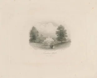 Trentham Hall: grabado (vignette), nd [c 1843]