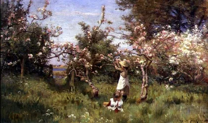 Recogiendo flores