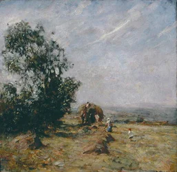 Escena de cosecha