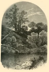 Orillas del Housatonic, en Pittsfield, 1874