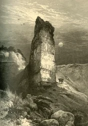 Roca Monumento, Cañón Echo, 1874