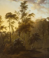 Paisaje Italianizante con Pescadores