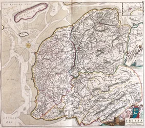 Mapa de Frisia (Alemania)