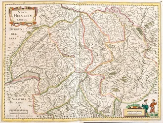 Mapa de Suiza