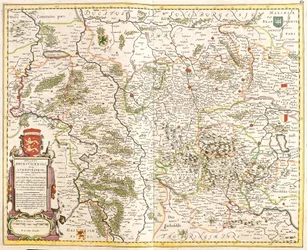Mapa del Ducado de Brunswick (Alemania)