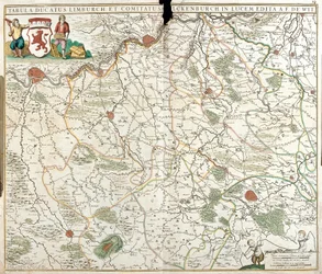 Mapa del Ducado de Limburgo
