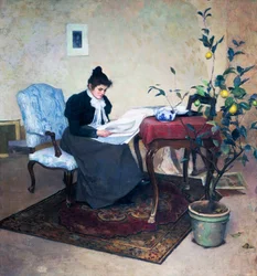 Mi mujer (óleo sobre lienzo)