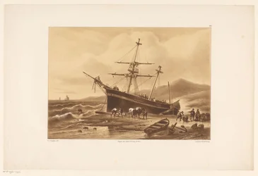Gestrand schip