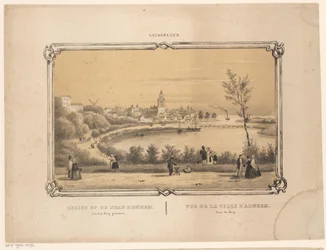 Vista de Arnhem
Vista de la ciudad de Arnhem desde la montaña (título en el objeto)
Gelderland (título de la serie en el objeto)