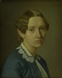Thomasine Ludvigne Vermehren, nacida Grüner, esposa del artista