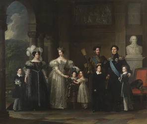 La familia Bernadotte, 1837
