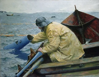 Afuera por el Salmon Seine
