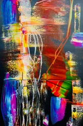 Movimiento abstracto vibrante