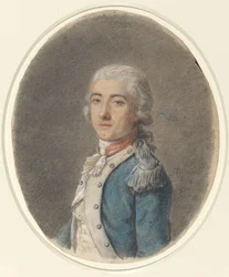 Retrato de un hombre en uniforme militar