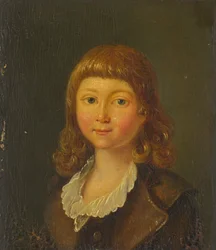 Retrato de un niño joven