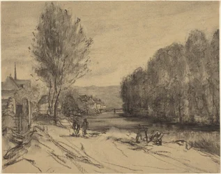 Un Paisaje con un Río