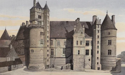 Bourges, Hotel Jacques Coeur, Fachada Suroeste