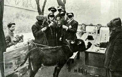 Celebrar la farsa: en el Salón de los Independientes de 1910 se presentó una pintura firmada por el “Pintor Futurista Excesivo” Boronali, titulada “Et le soleil fell asleep sur l