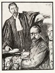 Dreyfus en su juicio, de Histoire de la Troisième République, Vol. I, l