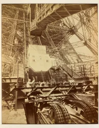 Equipo para operar el sistema de elevación en la Torre Eiffel, c.1888