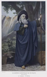 Jean-Francois Delmas como el Wanderer en Siegfried