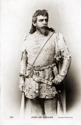 Jean de Reszke como Romeo en la ópera Romeo et Juliette de Charles François Gounod