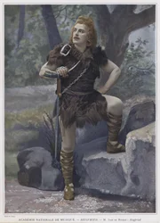 Jean de Reszke en el papel principal en Siegfried