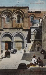 Jerusalén, fachada del Santo Sepulcro