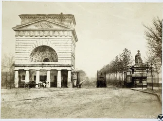 La barrera de Passy en "les barrieres de Paris" fotografías de Gouviot