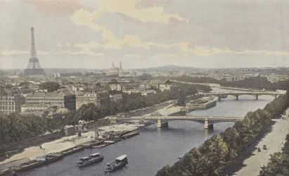 París, Vista del Sena, Tomada desde el Pabellón de Flora