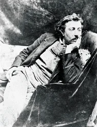 Paul Gauguin con un chaleco bretón