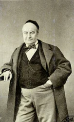 Retrato de Charles Augustin Sainte Beuve (1804 - 1869) (Sainte-Beuve), escritor, periodista y crítico literario
